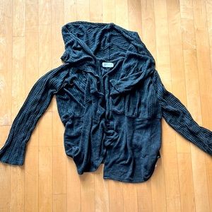 Dark Grey sweater cape